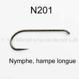N201 nymph/long streamer hooks