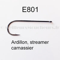 Hameçon E801 grand streamer (brochet)