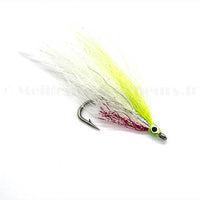 Lefty's deceiver chartreuse et blanc