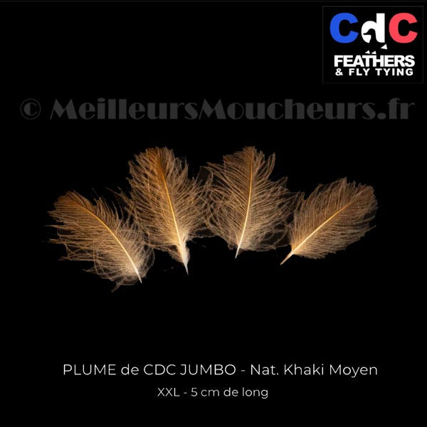 Plumes De CDC Vert Fluo – 1g, Environ 120 Plumes, Pour Montage De Mouches De Pêche (3 à 6 Cm)