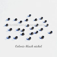 Billes tungstène coloris Noir brillant (black nickel)