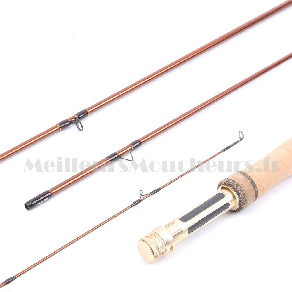 What are the important characteristics of a fly rod?