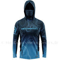 Tee shirt protection solaire HS Design Bathymetry