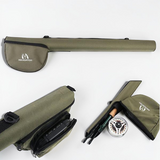 Étui de transport Cordura pour canne à mouche avec moulinet monté