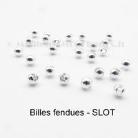 Slotted tungsten balls (SLOT) silver