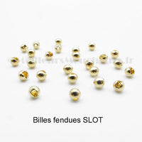 Slotted tungsten balls (SLOT) gold