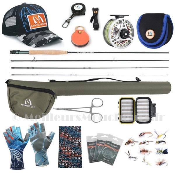 COMBO/KIT MAXCATCH EXTREME 9' #5 IM7 ECO ALU