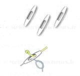 Connecteur raccord soie 'grain'