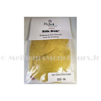 Natural silk dubbing
