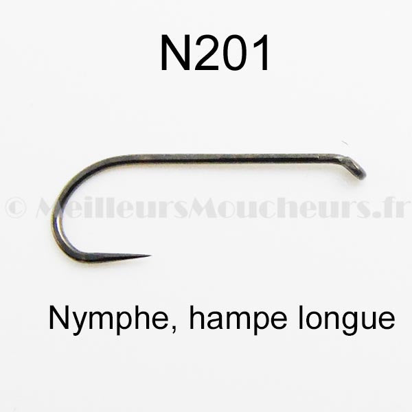 Hameçons N201 nymphe/streamer long