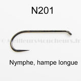 N201 long nymph hooks
