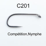 C201 Nymphen-Wettkampfhaken