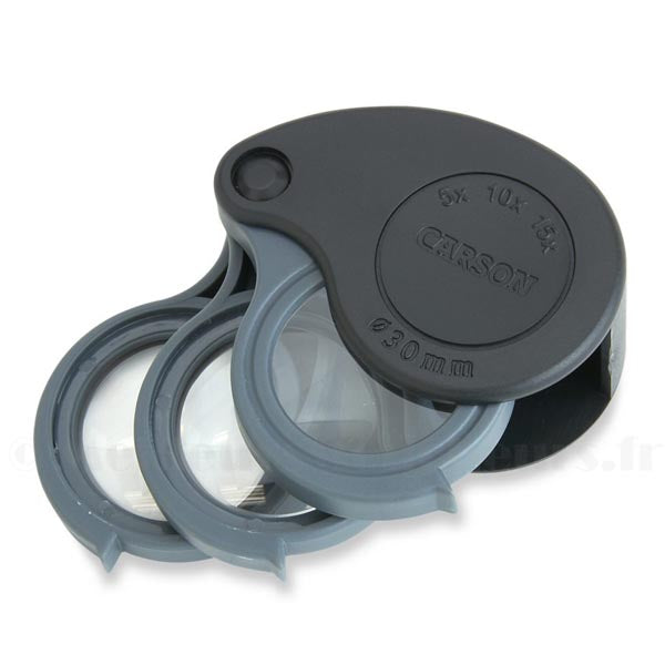 Loupe de poche CARSON 5x-15x