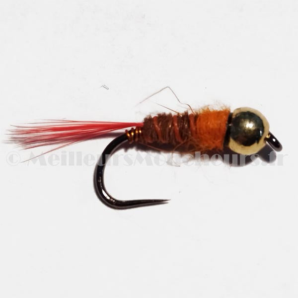 Pheasant tail tag tungstène