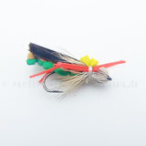 Green grasshopper with red legs