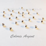 Billes tungstène coloris Argent