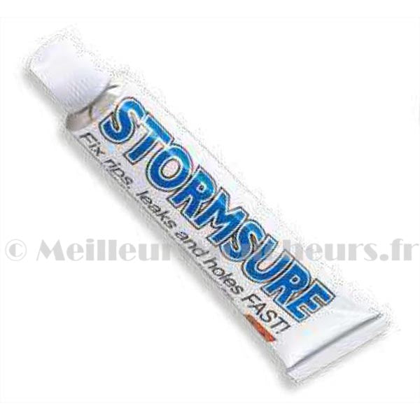 Stormsure Kit Réparation Complet Bottes & Chaussures – Adhésif Flexible 5g + 2 Patchs Bleus Imperméables