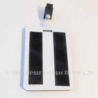 Patch mouches velcro/pince